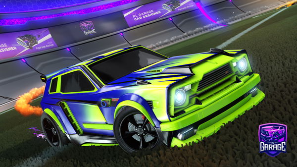 A Rocket League car design from x_INT3NS1TY_x