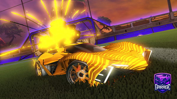 A Rocket League car design from Space2175