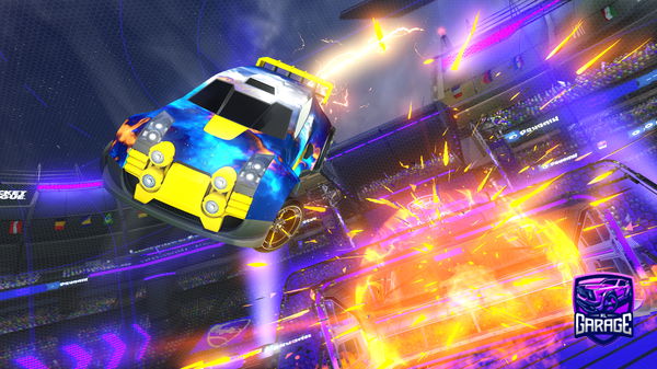 A Rocket League car design from Nikodog77