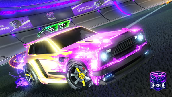A Rocket League car design from antonio1245677