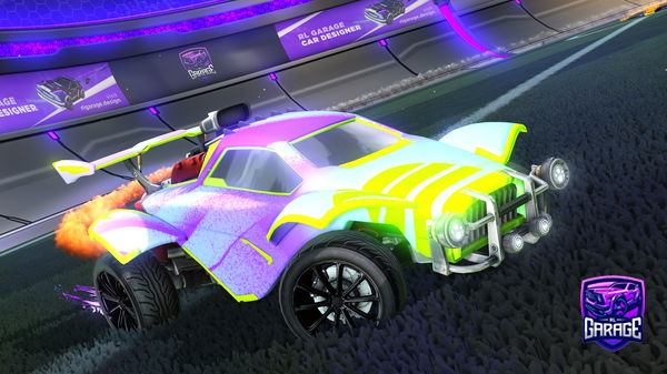 A Rocket League car design from FIREone62