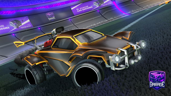 A Rocket League car design from TrackerVrx