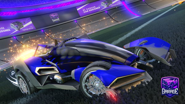 A Rocket League car design from Ciofologo09