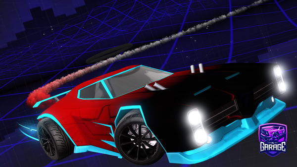 A Rocket League car design from WS_ITB999