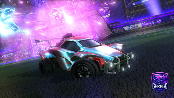 A Rocket League car design from Sqlarr