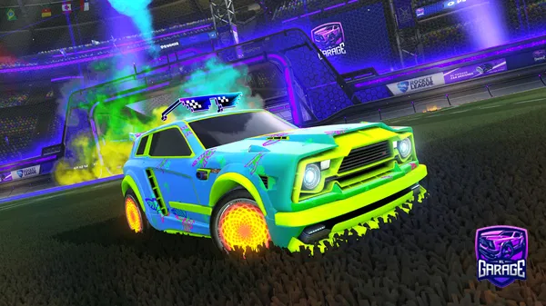 A Rocket League car design from MRC_