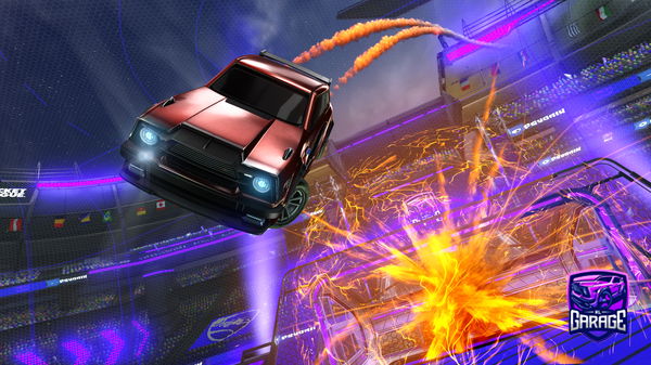 A Rocket League car design from Dimax17