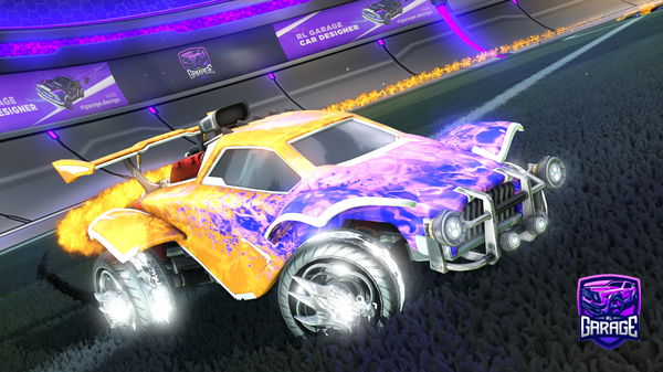 A Rocket League car design from FireSchorcher