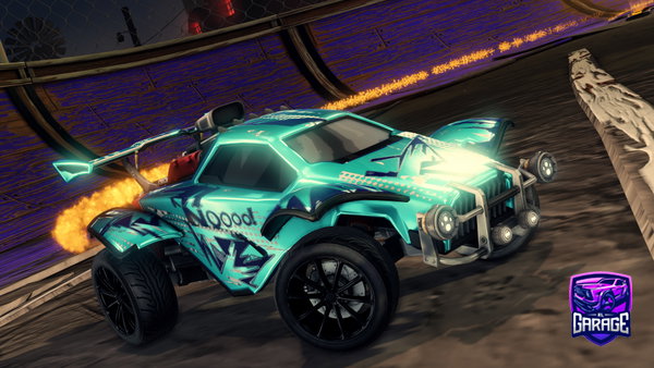 A Rocket League car design from hughknndy