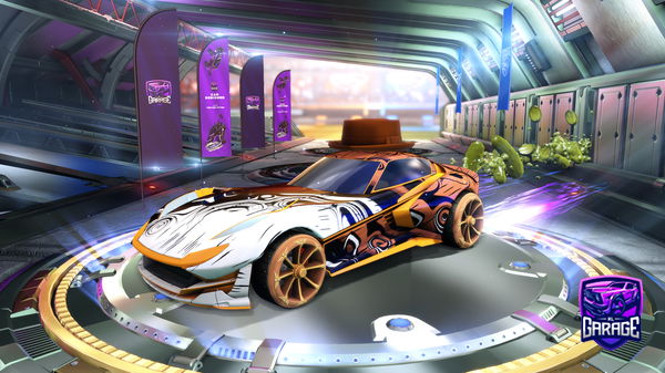 A Rocket League car design from GalaxyGlitch144