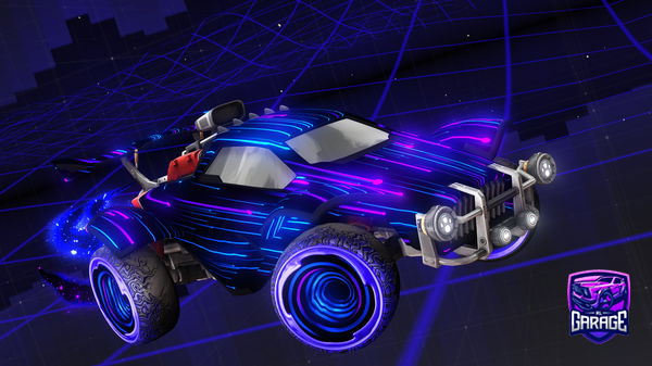 A Rocket League car design from GI1tch