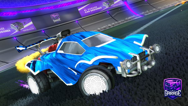 A Rocket League car design from R3KTGoldFish