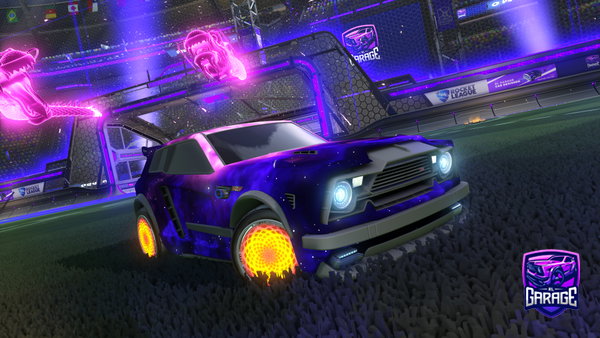 A Rocket League car design from valkyraeRL