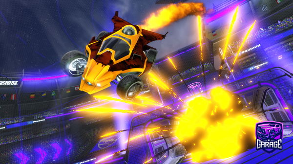 A Rocket League car design from WaterItem