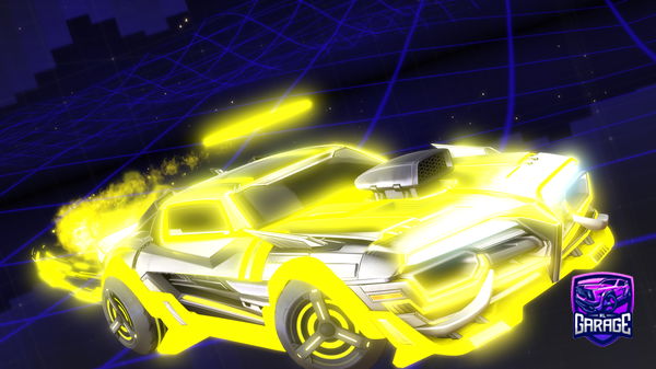 A Rocket League car design from -Mouni-