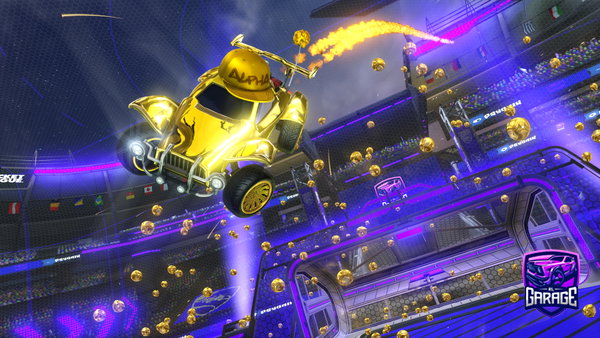 A Rocket League car design from bennyboyaggie