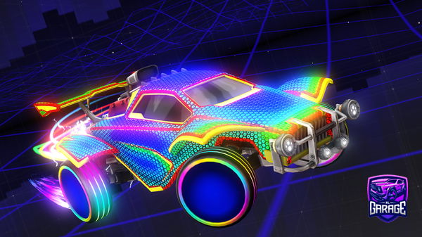 A Rocket League car design from Mr_playx