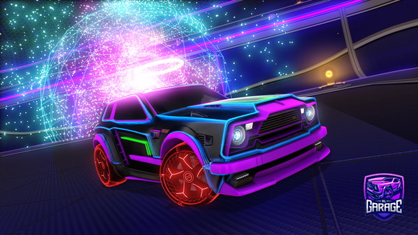 A Rocket League car design from barbasega