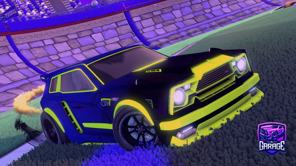 A Rocket League car design from Tobias_Totin