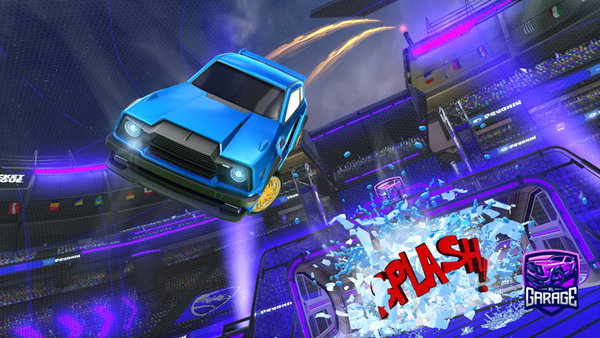 A Rocket League car design from Crouchpotato