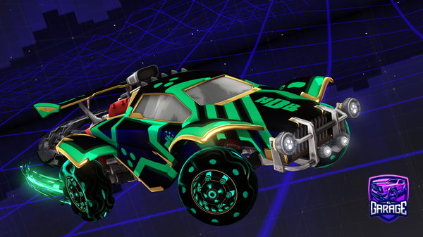 A Rocket League car design from CrspyChkn