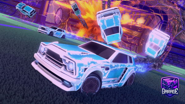 A Rocket League car design from xTR1zE