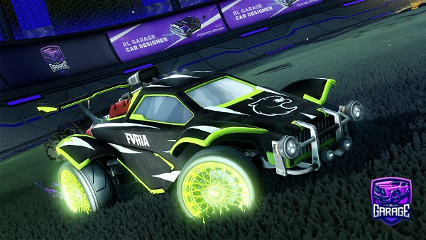 A Rocket League car design from Meloggg11