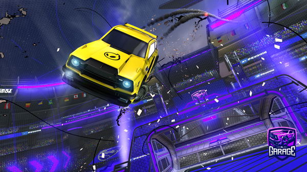 A Rocket League car design from bentsgreen