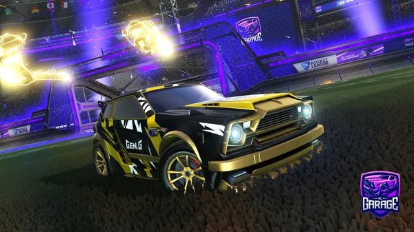 A Rocket League car design from Flerp720