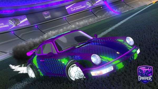 A Rocket League car design from UhFullscreen