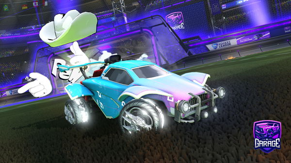 A Rocket League car design from LrnzWrld