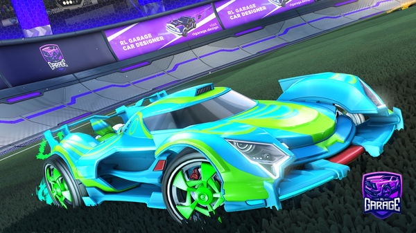 A Rocket League car design from YS-AeroAlpha