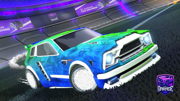 A Rocket League car design from Cozyeeu