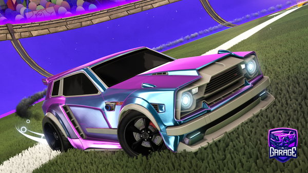A Rocket League car design from CoralieBE
