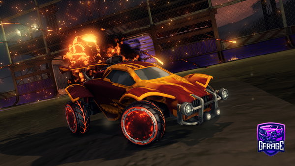 A Rocket League car design from CarlosKatzzz
