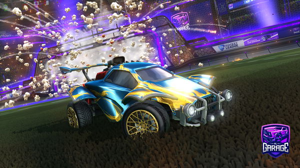 A Rocket League car design from Odokos