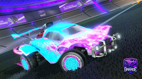 A Rocket League car design from BW1