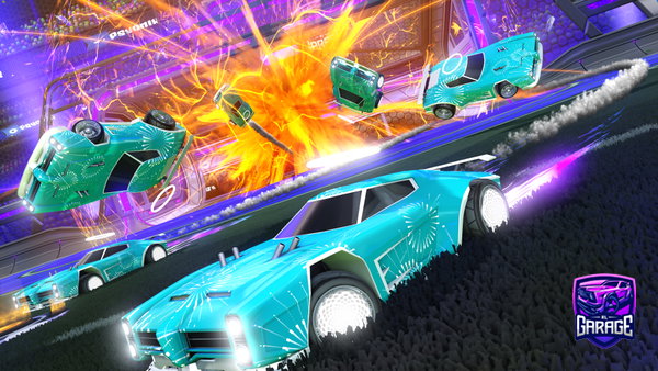 A Rocket League car design from fgarenillas