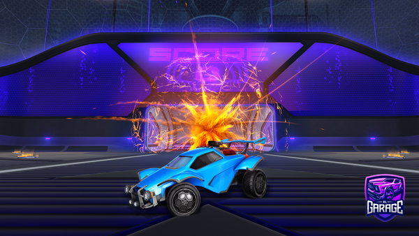 A Rocket League car design from InkyLily