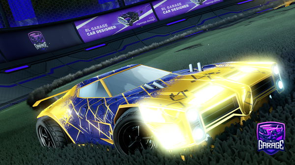 A Rocket League car design from GoFlyers34