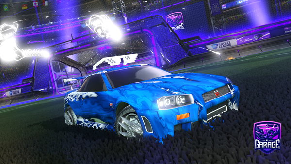 A Rocket League car design from Galaxy-YTX