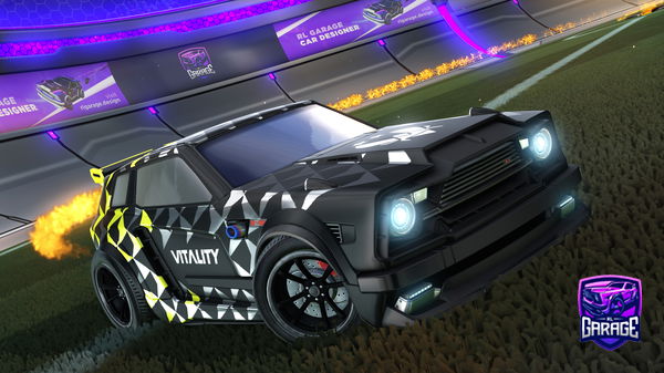 A Rocket League car design from floopdafinn