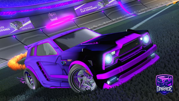A Rocket League car design from KEF7