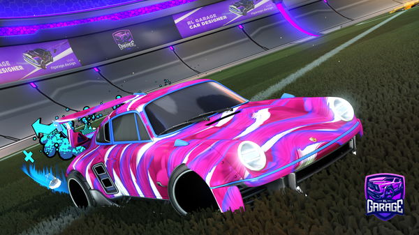 A Rocket League car design from Mjgoeke