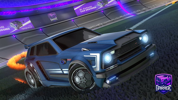 A Rocket League car design from Qutiba