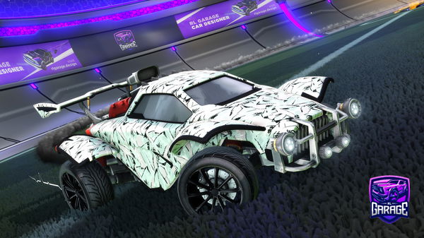 A Rocket League car design from Garou_DzZ