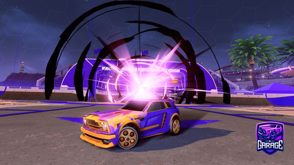 A Rocket League car design from carbonario