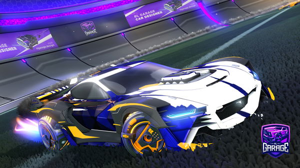 A Rocket League car design from Synxty