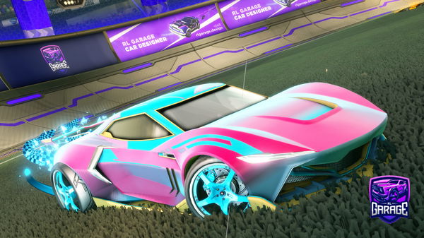 A Rocket League car design from raaloor160