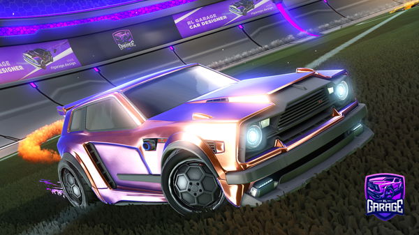 A Rocket League car design from pablots